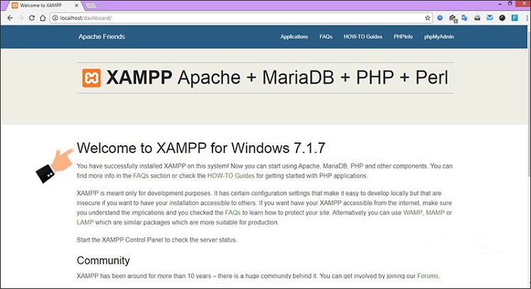آموزش نصب XAMP روی ویندوز