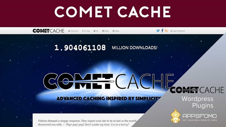 Comet Cache یکی دیگر از بهترین افزونه کش وردپرس برای افزایش سرعت سایت
