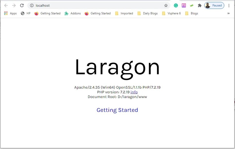 Installing WordPress on Largon
