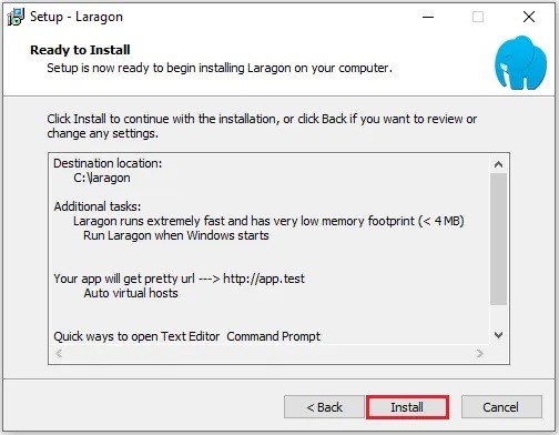 Installing WordPress on Largon