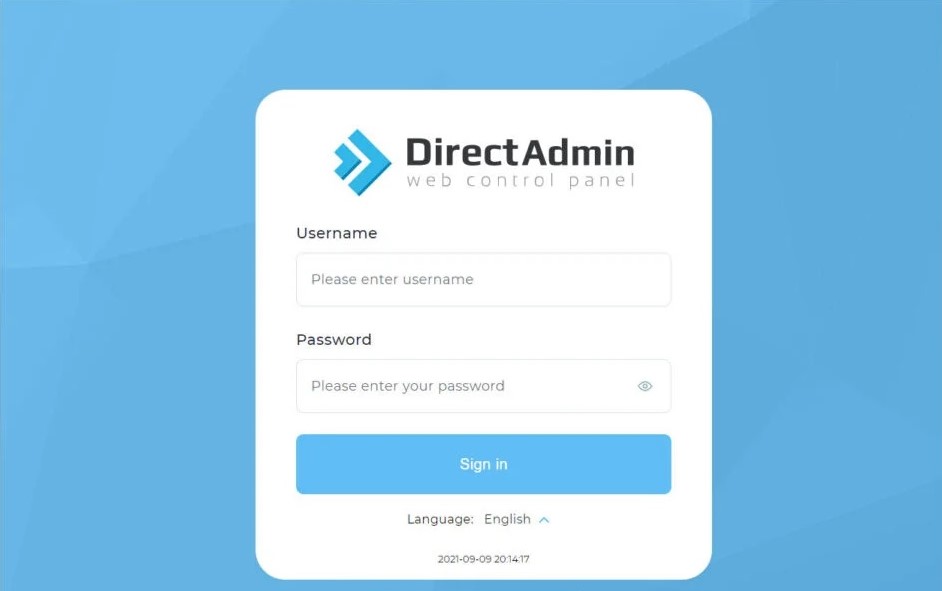 Creating a company email in Direct Admin