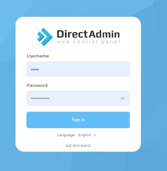 آموزش ورود به هاست DirectAdmin